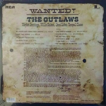 LP Waylon Jennings - Wanted! The Outlaws (Willie Nelson) (LP) - 2