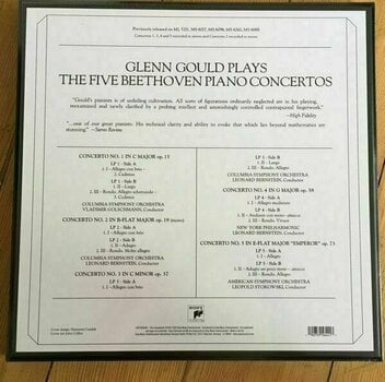 Disco in vinile Glenn Gould - Beethoven: The Five Piano (5 LP) - 2