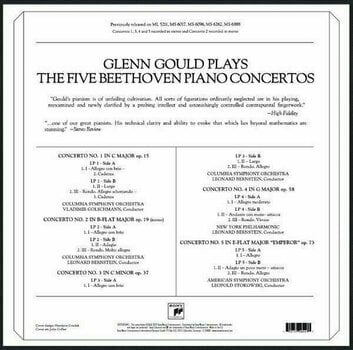 Disco in vinile Glenn Gould - Beethoven: The Five Piano (5 LP) - 3