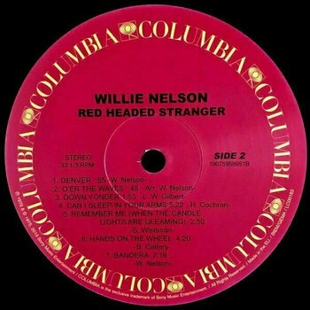 Disco in vinile Willie Nelson - Red Headed Stranger (LP) - 4