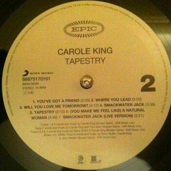 Schallplatte Carole King - Tapestry (LP) - 3