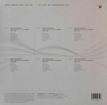 Vinyl Record Yo-Yo Ma - Six Evolutions - Bach: Cello Suites (3 LP) - 4