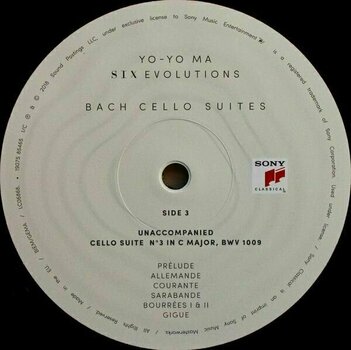 LP plošča Yo-Yo Ma - Six Evolutions - Bach: Cello Suites (3 LP) - 7