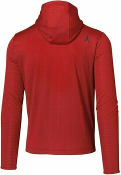 T-shirt/casaco com capuz para esqui Atomic Alps FZ Hoodie Dark Red L Hoodie - 2