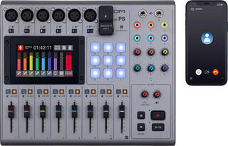 Podcast Mixer Zoom PodTrak P8 Podcast Mixer - 3