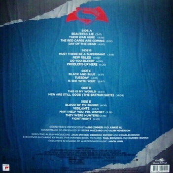 Vinyl Record Hans Zimmer - Batman Vs. Superman (3 LP) (180g) - 6