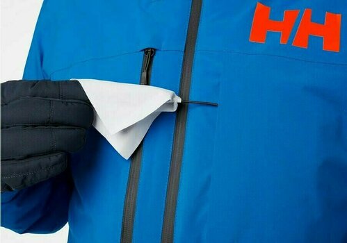 Skijacke Helly Hansen Firsttrack Lifaloft Jacket Blau M - 3