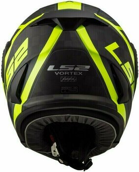 Helmet LS2 FF313 Vortex Carbon Matt Carbon Gloss H-V Yellow M Helmet - 5