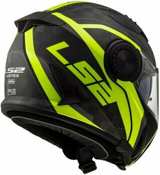 Helm LS2 FF313 Vortex Carbon Matt Carbon Gloss H-V Yellow M Helm - 6