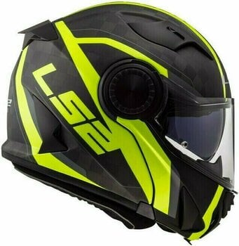 Helm LS2 FF313 Vortex Carbon Matt Carbon Gloss H-V Yellow M Helm - 8