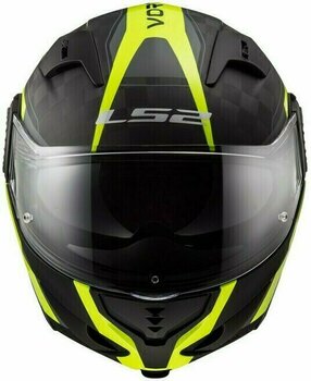 Helmet LS2 FF313 Vortex Carbon Matt Carbon Gloss H-V Yellow M Helmet - 12