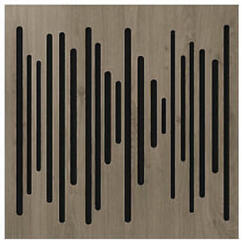 Absorpční dřevěný panel Vicoustic Wavewood Ultra Lite Brown Oak Absorpční dřevěný panel - 2