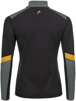 Ski T-shirt /hættetrøje Head Luna Midlayer HZ Black/Dijon S Jumper - 2