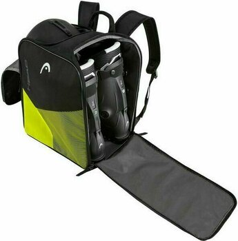 Ski Boot Bag Head Boot Backpack Black-Yellow - 2