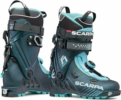 Botas de esqui de montanha Scarpa F1 W 95 Anthracite/Aqua 23,5 - 2