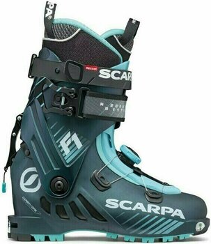 Skistøvler til Touring Ski Scarpa F1 W 95 Anthracite/Aqua 23,5 - 3