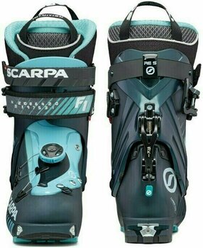 Chaussures de ski de randonnée Scarpa F1 W 95 Anthracite/Aqua 23,5 - 4