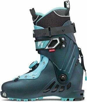 Botas de esquí de travesía Scarpa F1 W 95 Anthracite/Aqua 23,5 - 5