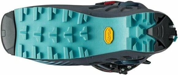 Chaussures de ski de randonnée Scarpa F1 W 95 Anthracite/Aqua 23,5 - 6