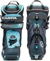 Clăpari schi de tura Scarpa F1 W 95 Antracit/Aqua 21,5 - 3