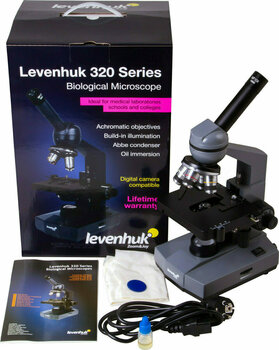 Microscopios Levenhuk 320 Base Microscopio biológico Microscopios - 13