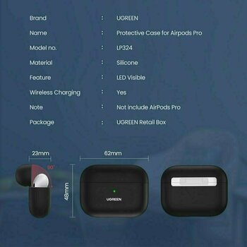 Headphone case
 Ugreen Headphone case
 SGC-APP-R Apple - 3