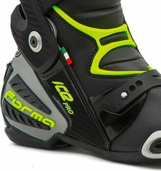 Motorcycle Boots Forma Boots Ice Pro Black/Grey/Yellow Fluo 38 Motorcycle Boots - 2