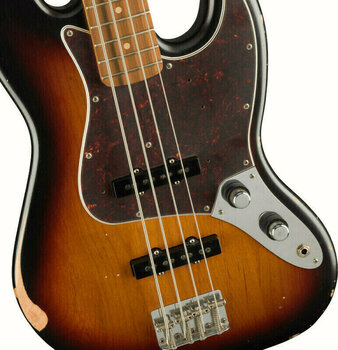 4-string Bassguitar Fender 60th Anniversary Road Worn Jazz Bass 3-Color Sunburst - 3