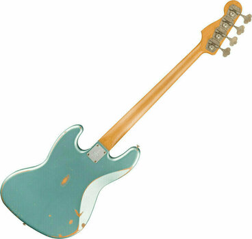 Elektrická baskytara Fender 60th Anniversary Road Worn Jazz Bass Firemist Silver - 2