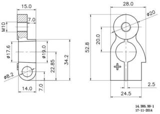 Kiegészítő Osculati BIG Battery Clips Kiegészítő - 1