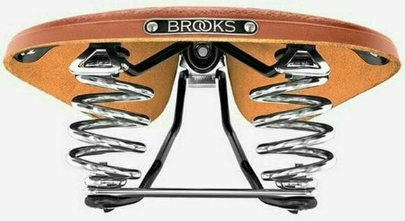 Saddle Brooks B67 Short Honey Steel Alloy Saddle - 6