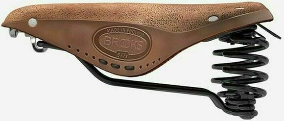 Saddle Brooks B67 Short Dark Tan Steel Alloy Saddle - 5