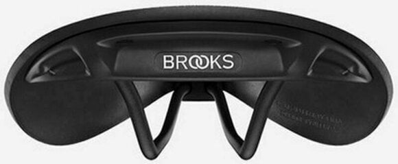 Saddle Brooks C19 Carved Black Steel Alloy Saddle - 6
