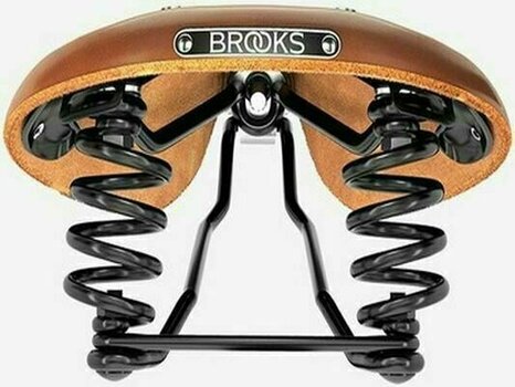 Șa bicicletă Brooks Flyer Short Honey Oțel aliat Șa bicicletă - 6