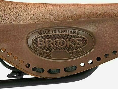 Седалка Brooks Flyer Softened Dark Tan Steel Alloy Седалка - 9