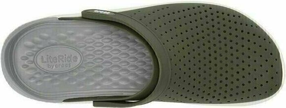 Unisex cipele za jedrenje Crocs LiteRide Clog Army Green/White 39-40 - 3