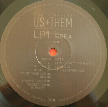 Vinyl Record Roger Waters - US + Them (3 LP) - 3