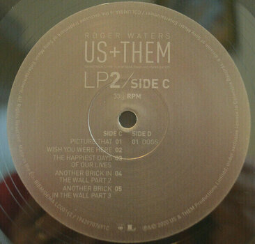 Disque vinyle Roger Waters - US + Them (3 LP) - 6