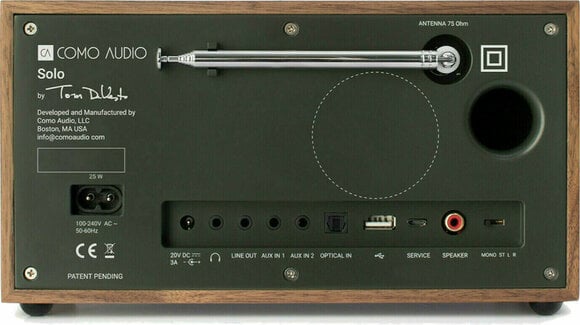 Επιτραπέζια Συσκευή Αναπαραγωγής Μουσικής COMO AUDIO Solo Καρυδιά - 2