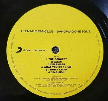Hanglemez Teenage Fanclub - Bandwagonesque (LP + EP) - 5