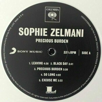 Vinyl Record Sophie Zelmani - Precious Burden (Coloured) (LP) - 4