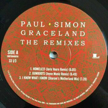 Paul Simon - Graceland - The Remixes (2 LP)