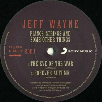 LP Jeff Wayne - Pianos, Strings and Some Other Things (LP) - 3