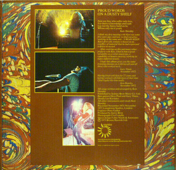 Vinyl Record Ken Hensley - Proud Words On a Dusty Shelf (Gold Coloured Vinyl) (LP) - 3