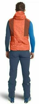 Ski Jacket Ortovox Swisswool Piz Boè Vest M Desert Orange S - 3