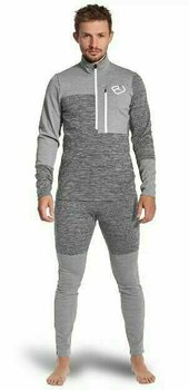 Felpa outdoor Ortovox Fleece Light Zip Neck M Grey Blend L Felpa outdoor - 3