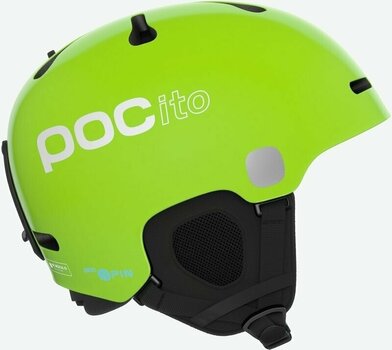 Ski Helmet POC POCito Fornix Spin Fluorescent Yellow/Green XS/S (51-54 cm) Ski Helmet - 4