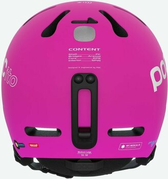 Ski Helmet POC POCito Fornix Spin Fluorescent Pink M/L (55-58 cm) Ski Helmet - 3