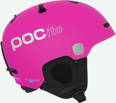 Ski Helmet POC POCito Fornix Spin Fluorescent Pink M/L (55-58 cm) Ski Helmet - 4