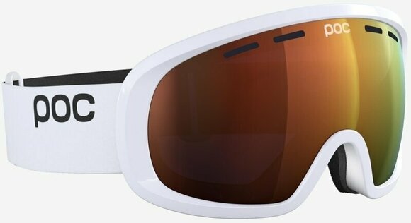 Ski Brillen POC Fovea Mid Clarity Hydrogen White/Spektris Orange Ski Brillen - 4